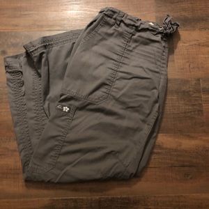Two pairs of Koi EXTRA PETITE Lindsey scrub pants